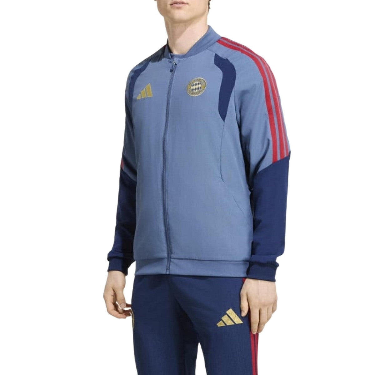 Bayern Munich light blue presentation Soccer tracksuit 2026/27 - Adidas-0