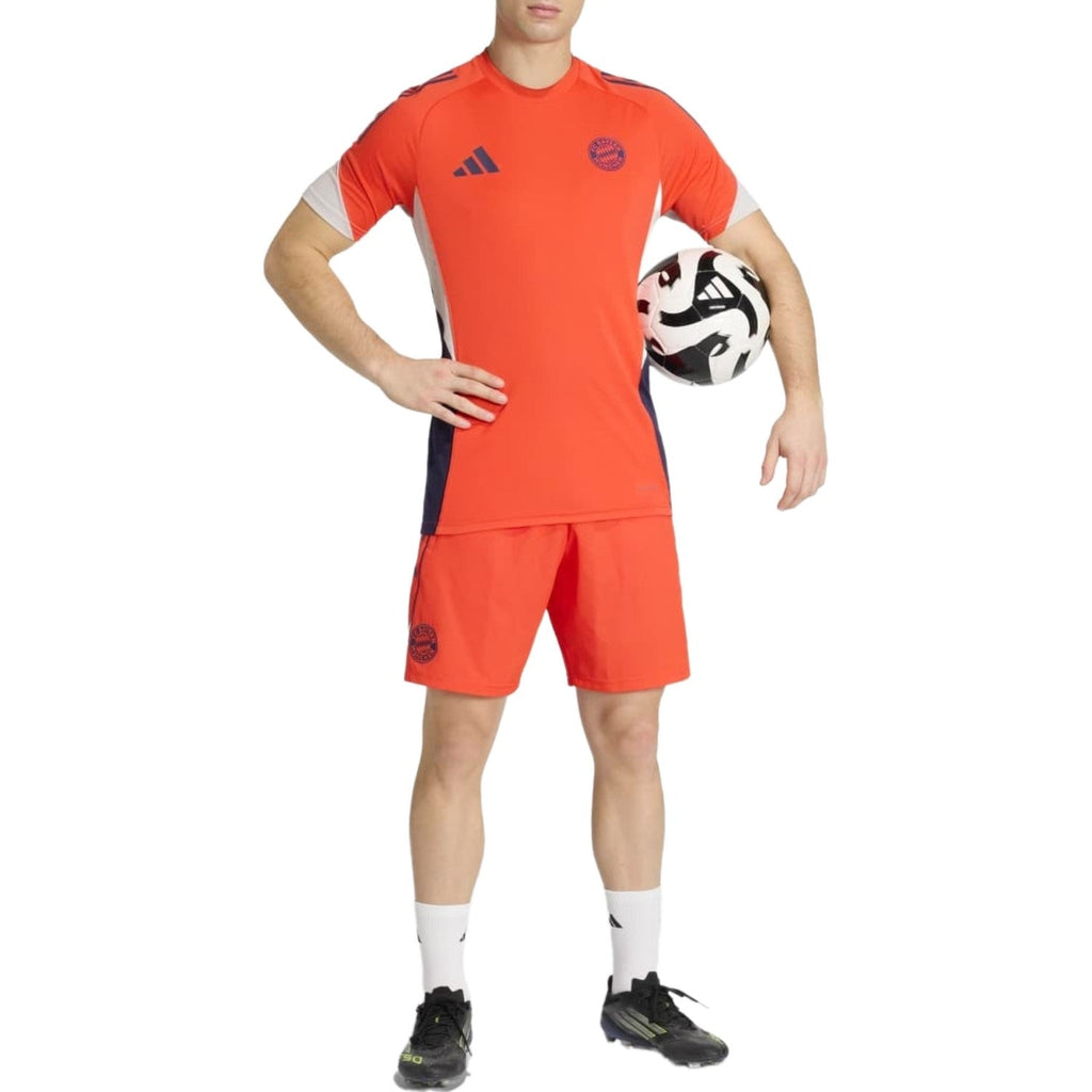 Bayern Munich red training short-sleeves Soccer set 2026 - Adidas-3