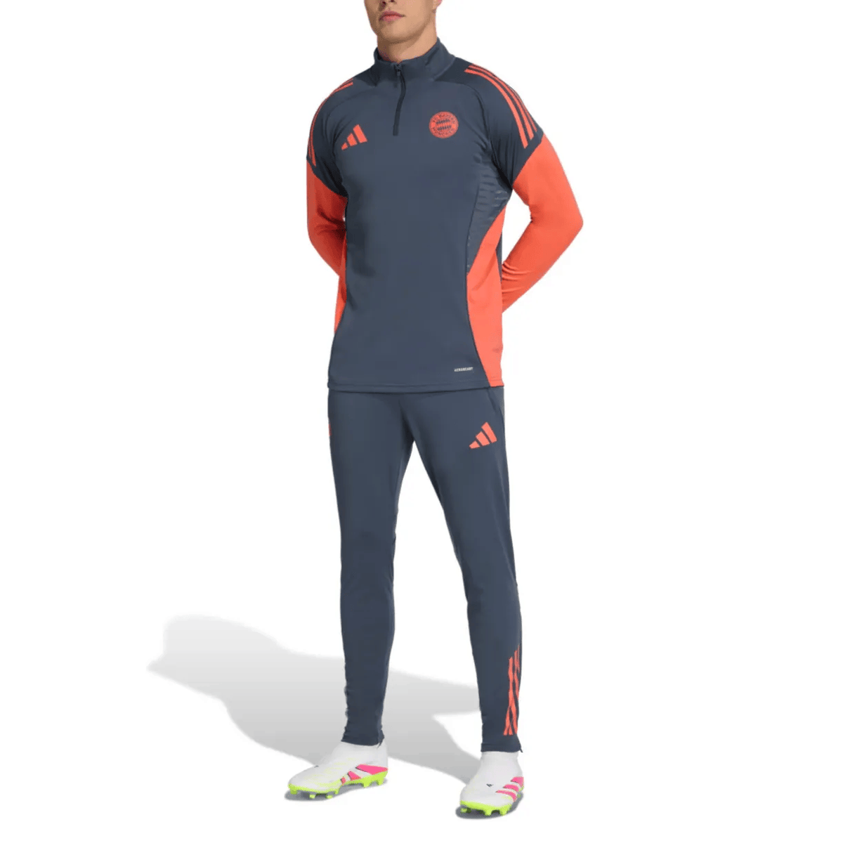 Bayern Munich grey training technical tracksuit 2025/26 - Adidas-2