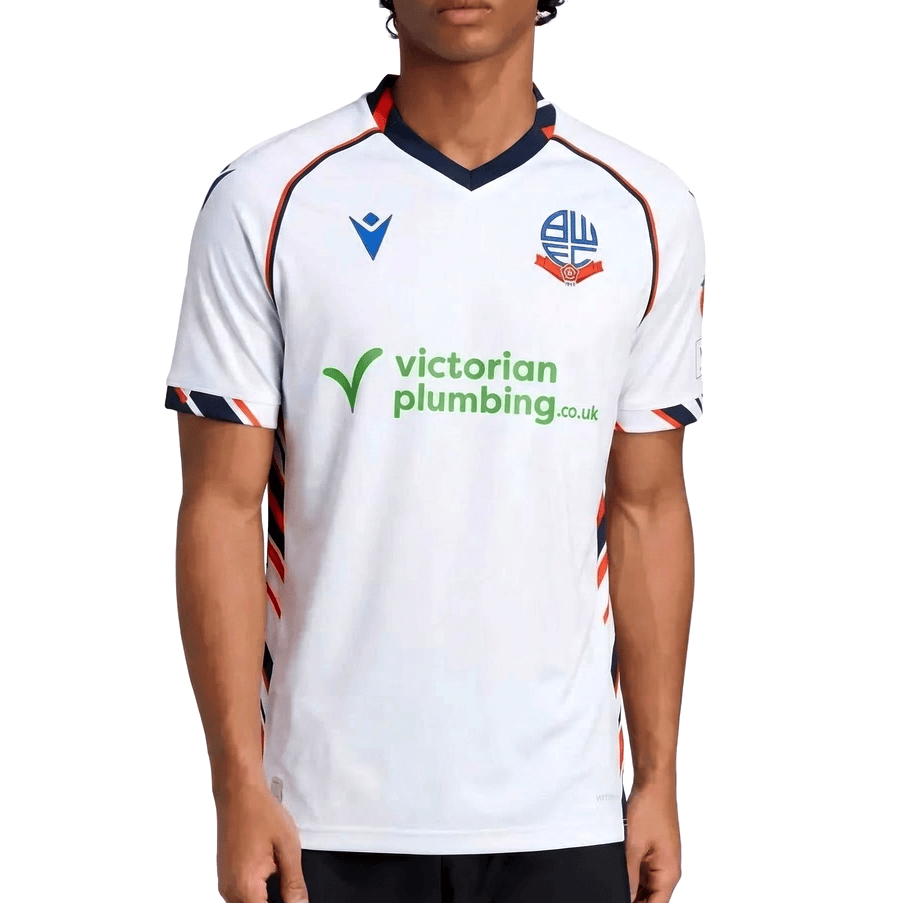 Bolton Wanderers Home soccer jersey 2025/26 - Macron-0