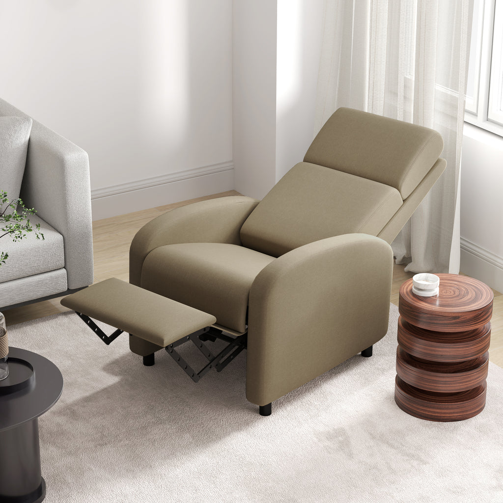 Fauteuil relax fauteuil inclinable salon fauteuil de relaxation - dossier réglable jusqu'à 160° repose-pieds intégré-9