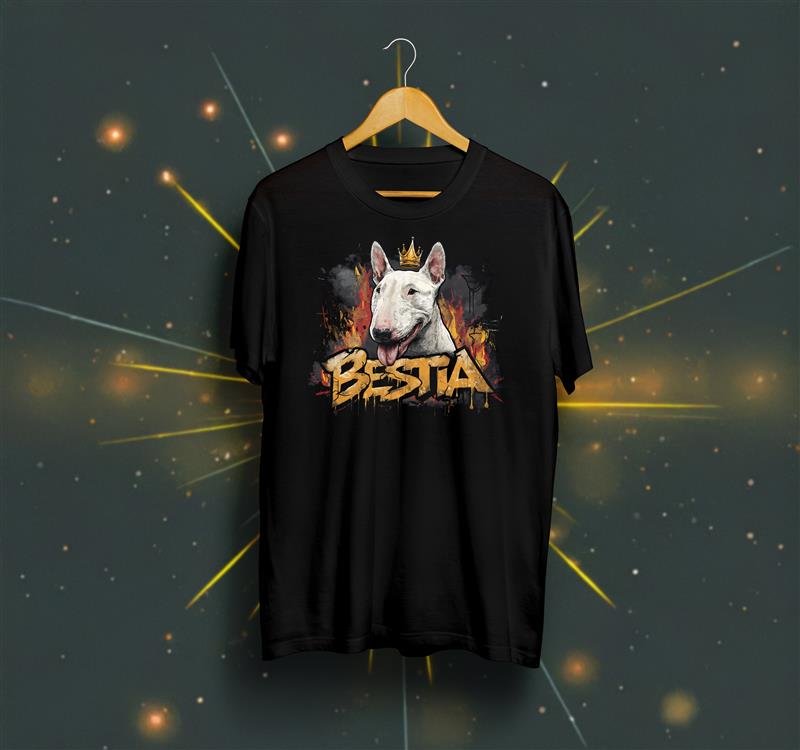 Bull Terrier T-shirt Black-0