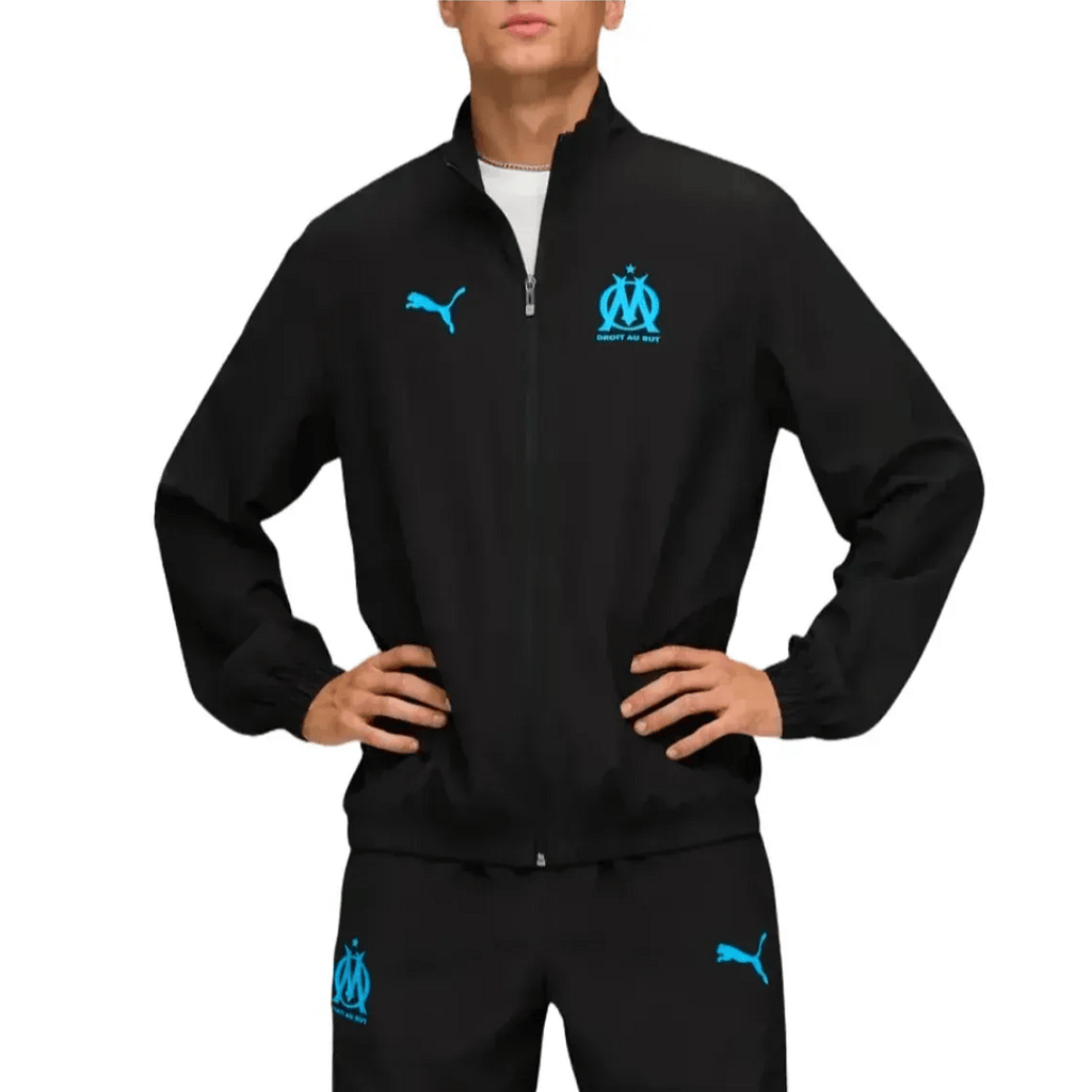 Olympique Marseille woven Casual soccer tracksuit 2025/26 - Puma-0