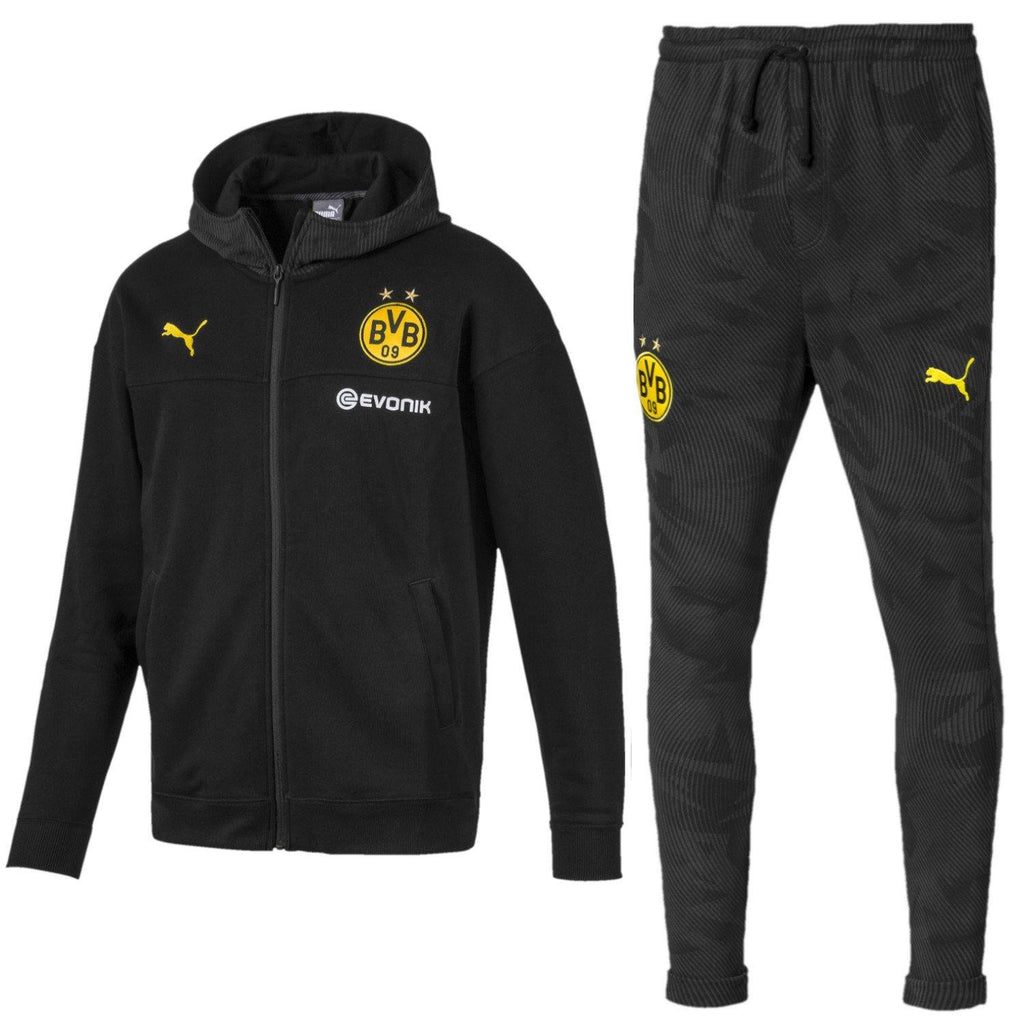 Borussia Dortmund Casual presentation Soccer tracksuit 2019/20 - Puma-0