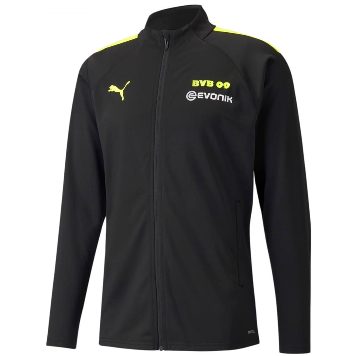 BVB Borussia Dortmund black training bench tracksuit 2021/22 - Puma-2