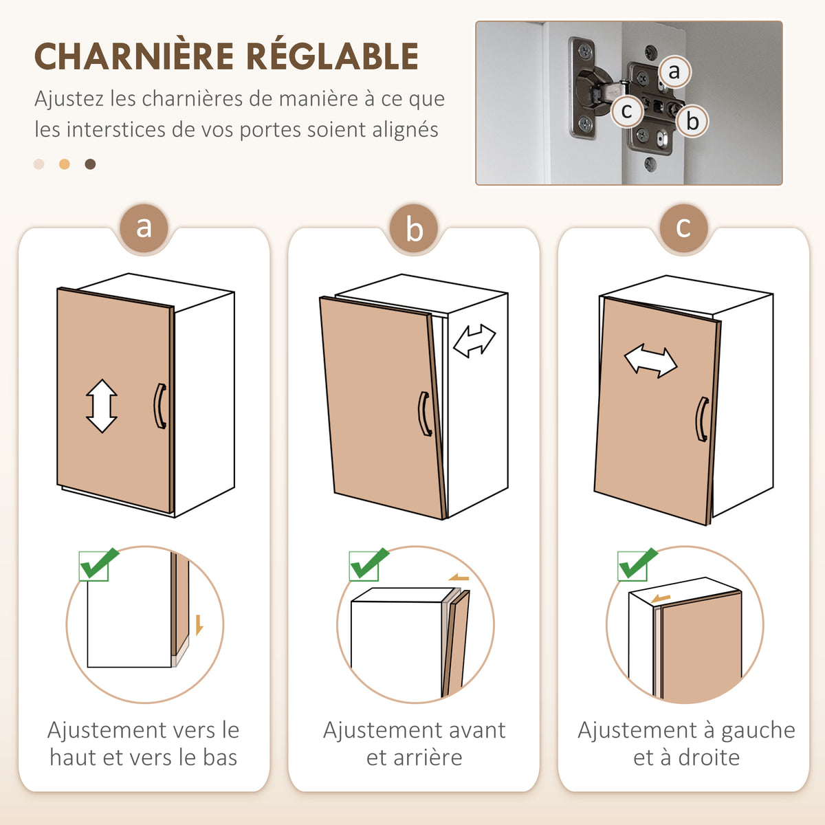 Buffet haut cuisine, armoire de cuisine, 6 portes, 2 tiroirs, plan de travail, étagères réglables, 100x40x180cm, blanc-6