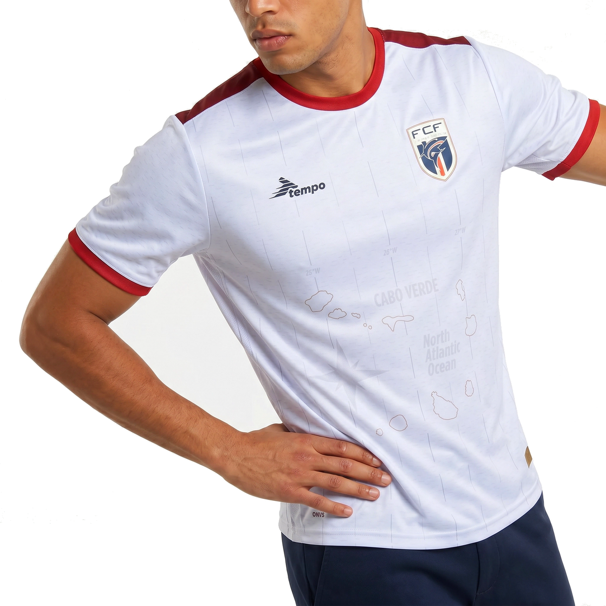 Cape Verde national team Away Soccer jersey 2025 - Tempo-2