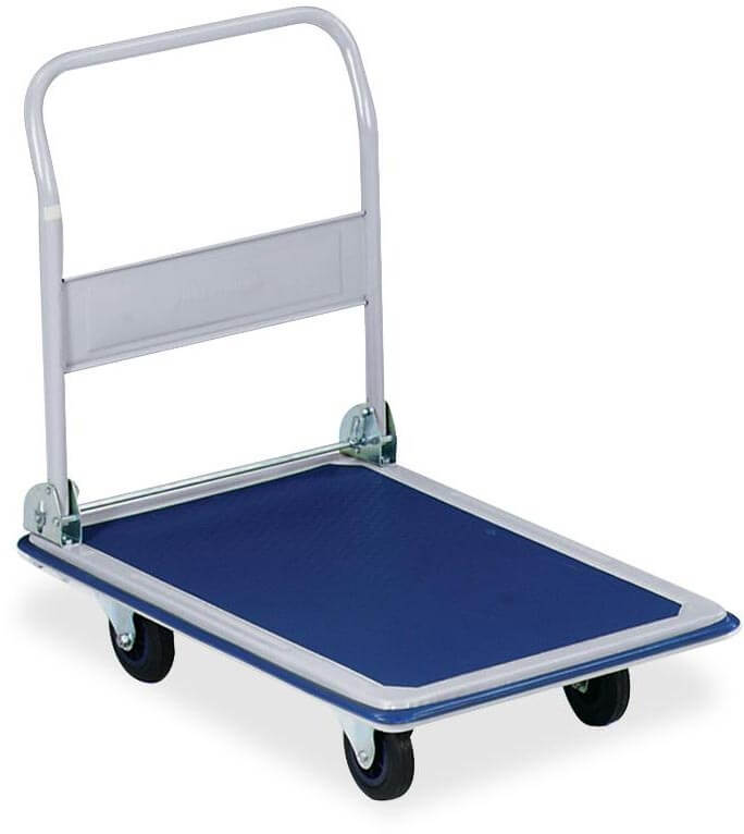 Carrello pieghevole a 4 ruote con portata di 150 kg