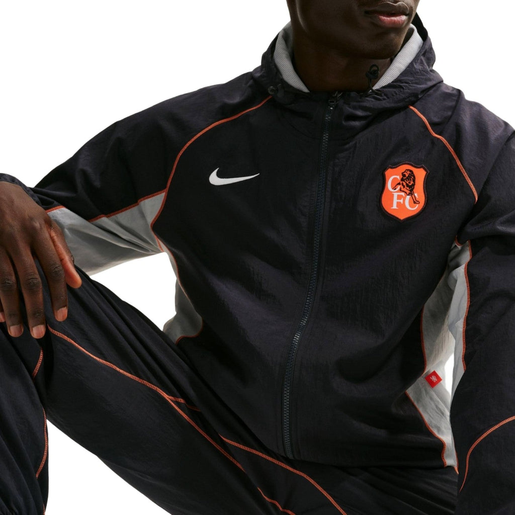 Chelsea FC black Total 90 presentation soccer tracksuit UCL 2025/26 - Nike-2