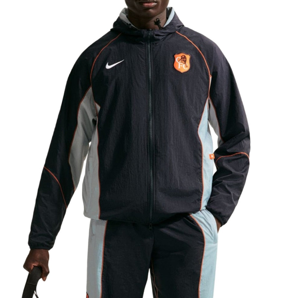 Chelsea FC black Total 90 presentation soccer tracksuit UCL 2025/26 - Nike-0