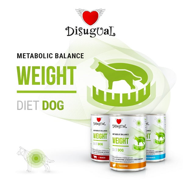 DISUGUAL DIET DOG WEIGHT SOGLIOLA 400 GR.