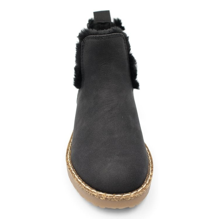 Leisure Warm Leopard Print Suede Boots Women-4