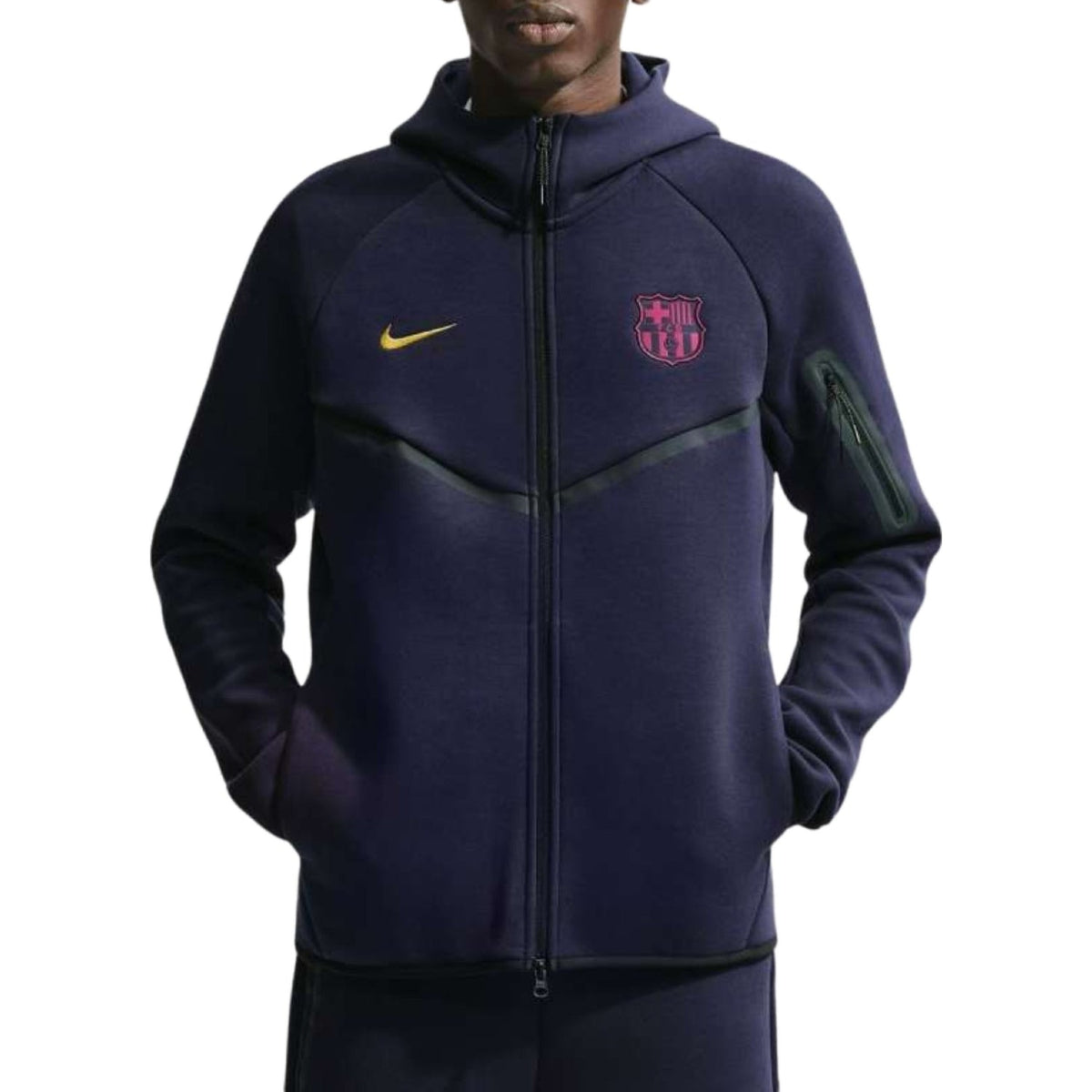 FC Barcelona navy Tech Fleece presentation tracksuit 2026/27 - Nike-3