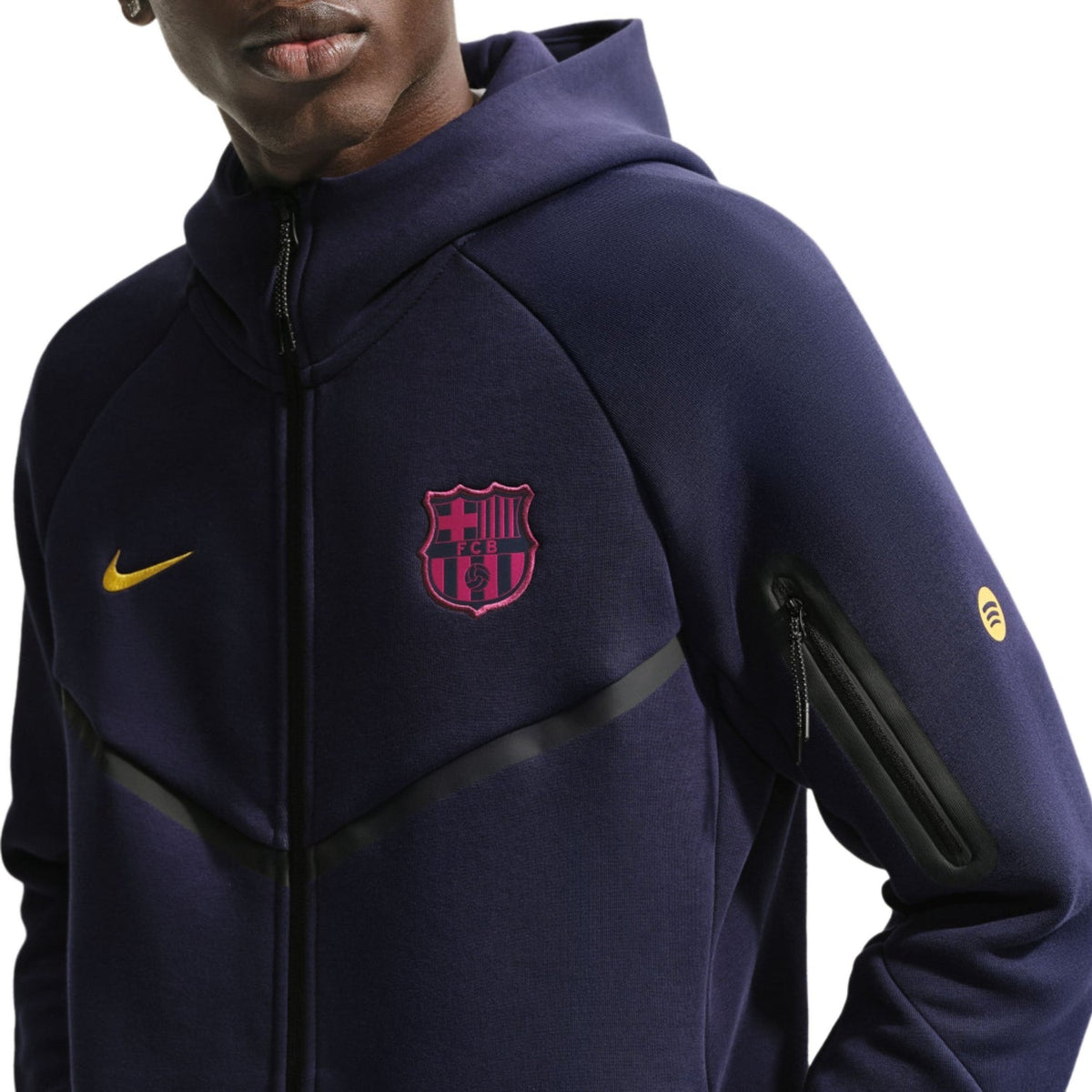 FC Barcelona navy Tech Fleece presentation tracksuit 2026/27 - Nike-1