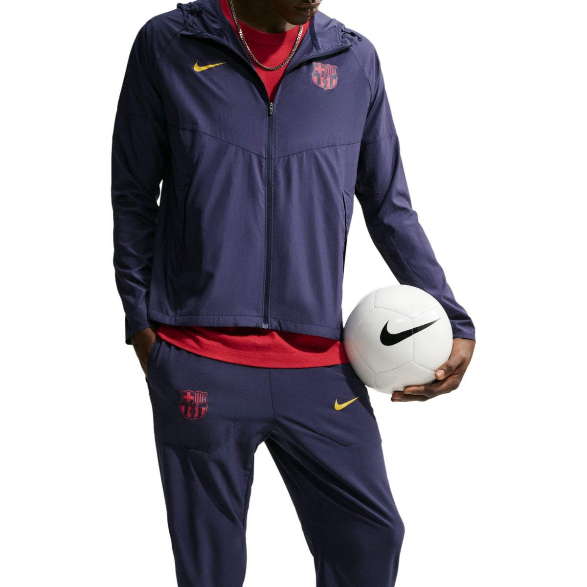 FC Barcelona casual fans woven presentation tracksuit 2026/27 - Nike-1