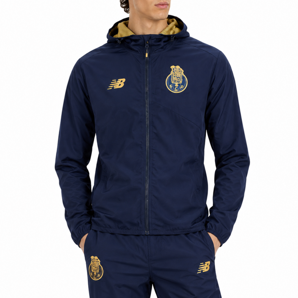 FC Porto navy/gold training presentation tracksuit 2025/26 - New Balance-0