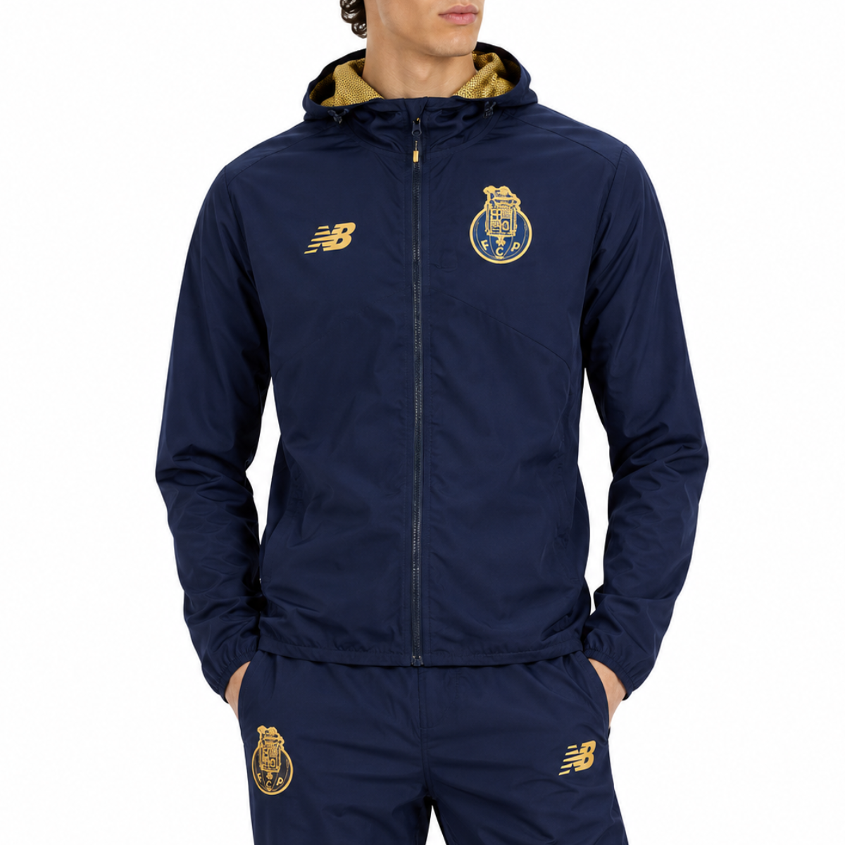 FC Porto navy/gold training presentation tracksuit 2025/26 - New Balance-0