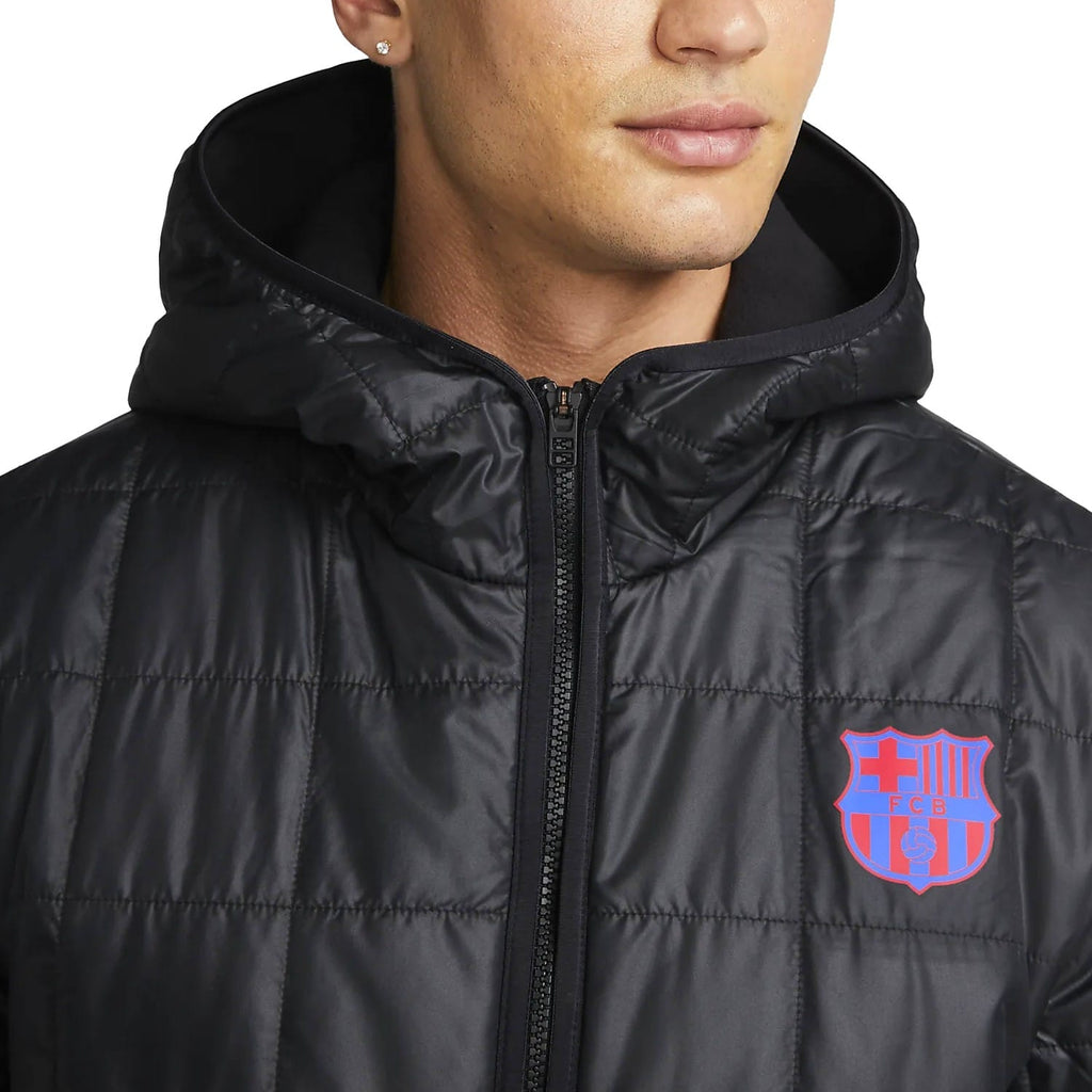 FC Barcelona black UCL presentation bomber jacket 2022/23 - Nike-2