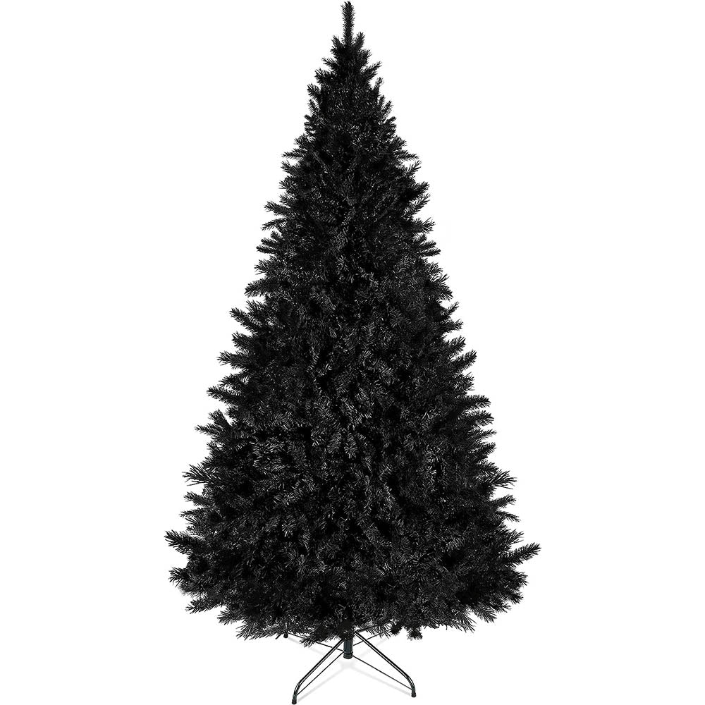 Albero di Natale artificiale nero – 210 cm, 1000 rami