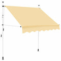 Tenda da sole avvolgibile beige – 250 × 120 cm
