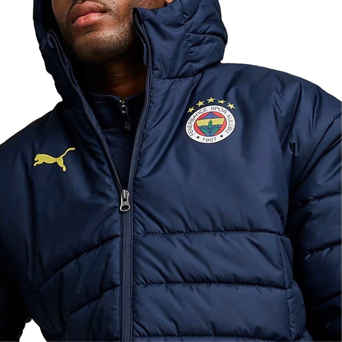 Fenerbahce S.K. dark navy bench coat jacket 2024/25 - Puma-2