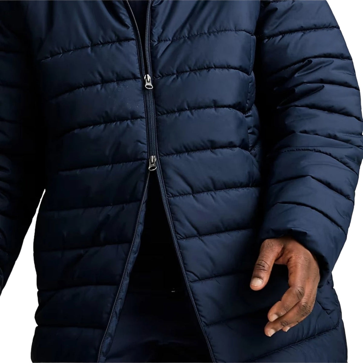 Fenerbahce S.K. dark navy bench coat jacket 2024/25 - Puma-3