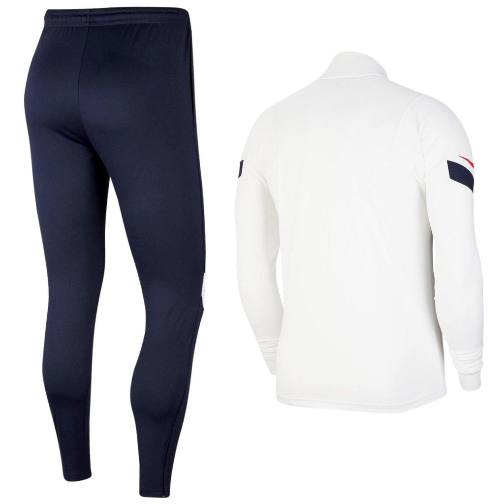 France training presentation Soccer tracksuit 2020/21 white/navy - Nike-1