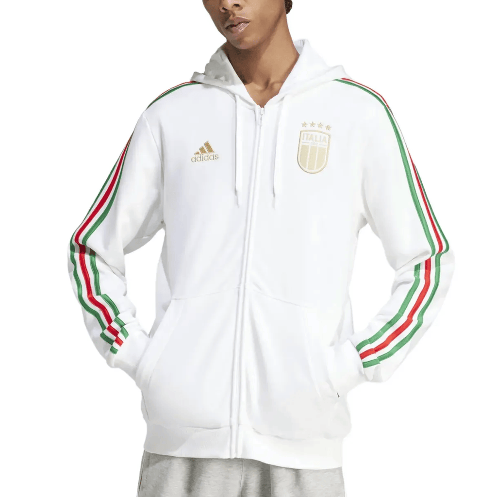 Italy Casual 3S hooded presentation tracksuit 2024/25 - Adidas-1