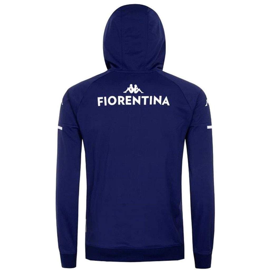 Fiorentina navy hooded presentation soccer tracksuit 2020/21 - Kappa-3
