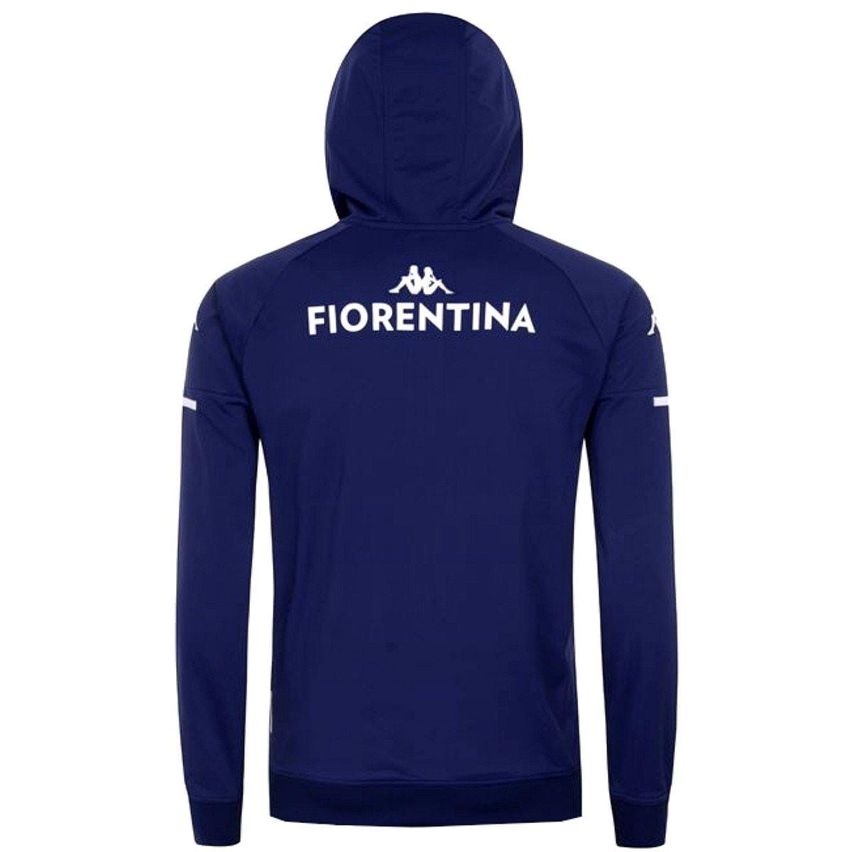 Fiorentina navy hooded presentation soccer tracksuit 2020/21 - Kappa-3