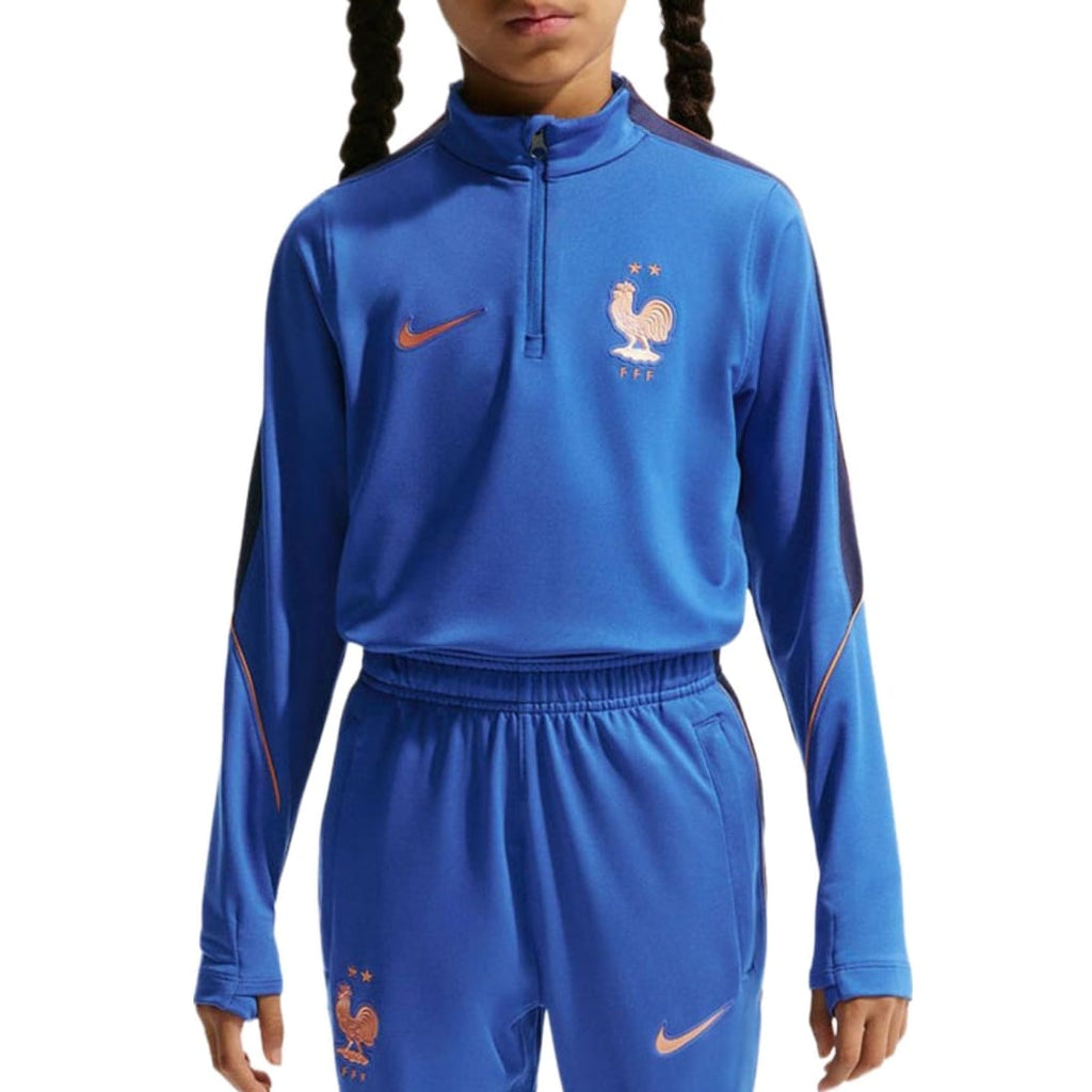 Kids - France Training Technical Soccer Tracksuit 2026/27 - Nike-0