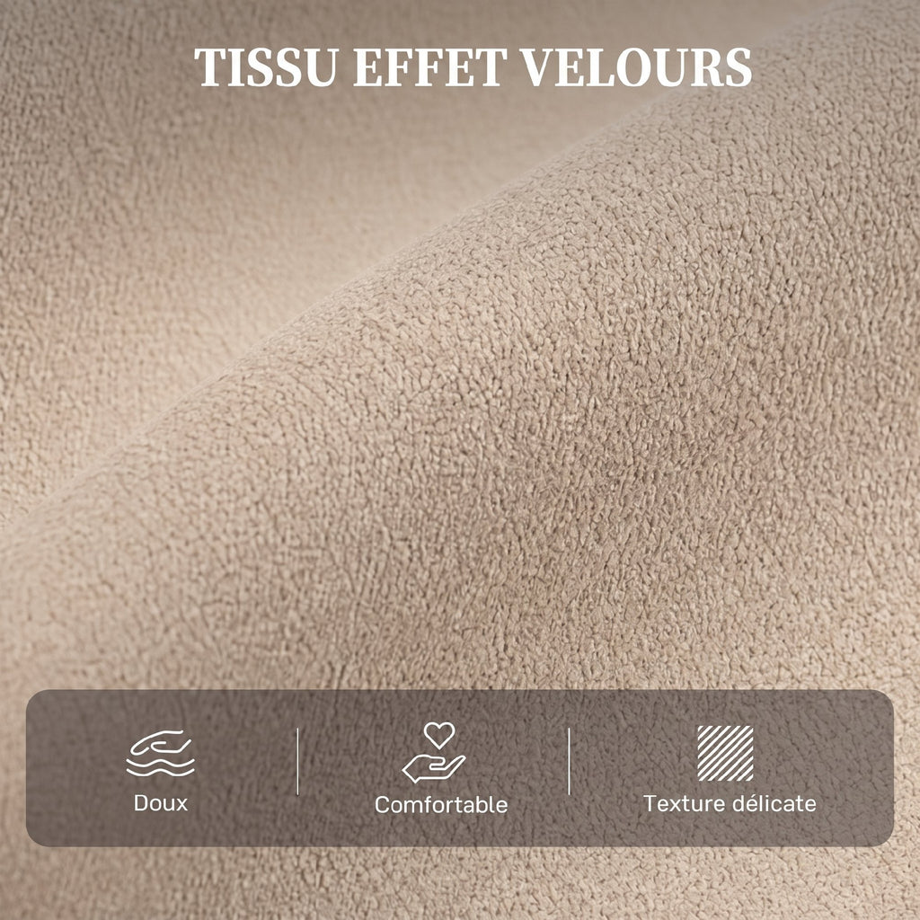 Fauteuil Releveur Électrique, Fauteuil Relax Électrique en Velours avec Dossier Inclinable, Télécommande, Marron-5