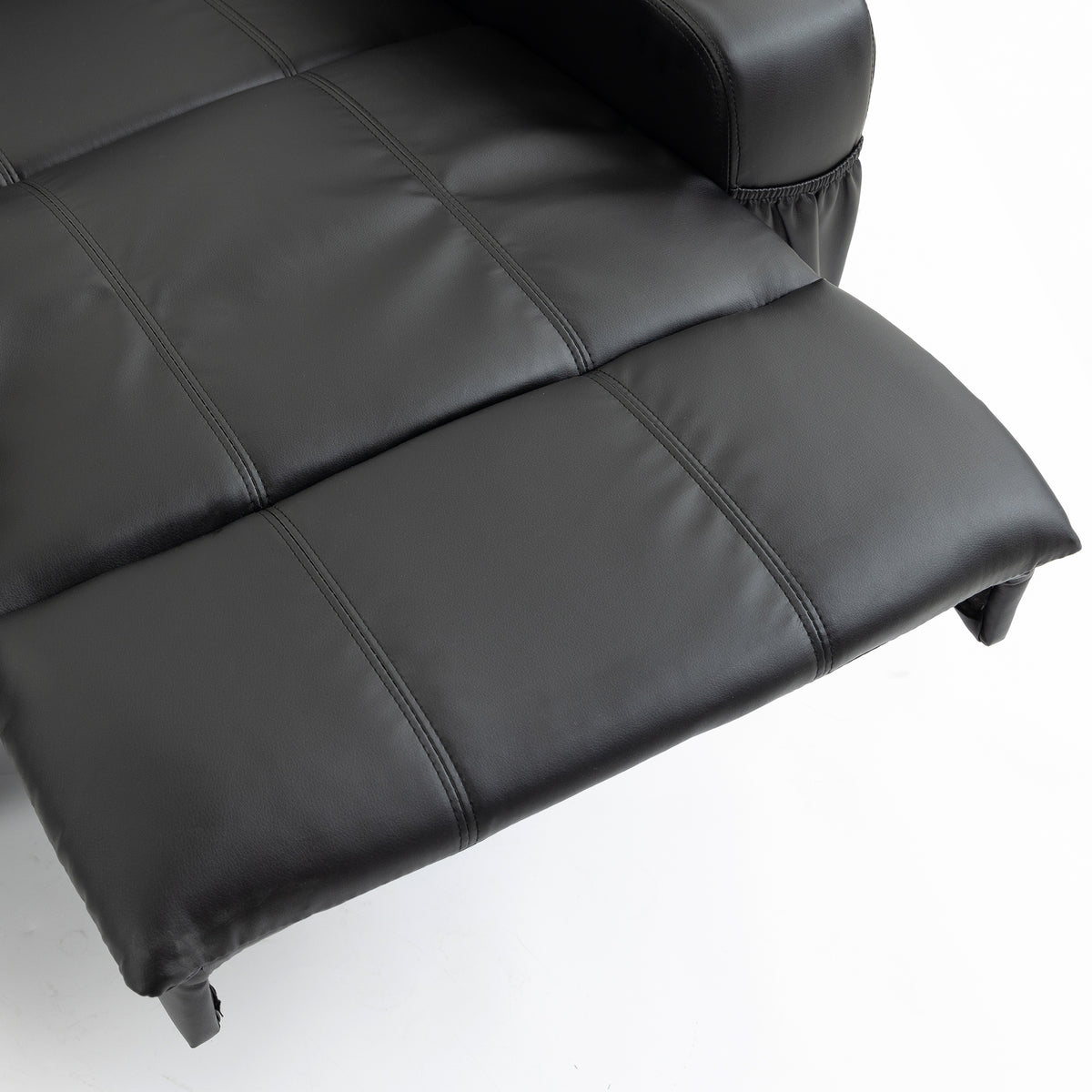Fauteuil releveur électrique, fauteuil relax électrique, repose-pied, dossier inclinable, port USB, 83x95x107cm, noir-9