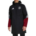 Germany black training bench parka jacket 2026/27 - Adidas-0