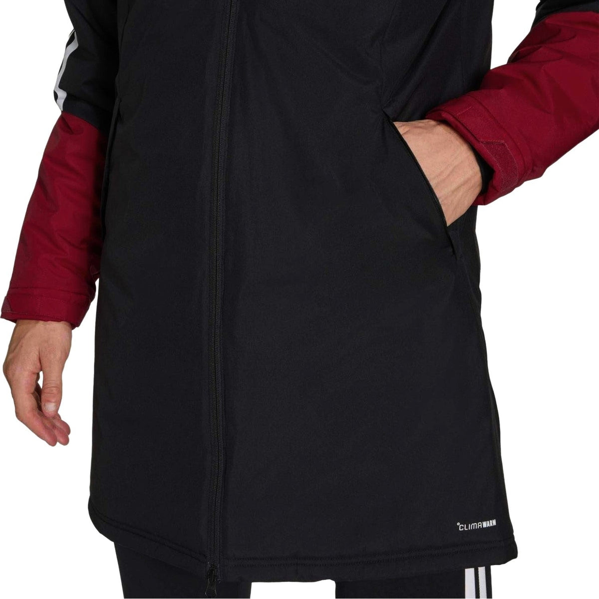 Germany black training bench parka jacket 2026/27 - Adidas-4