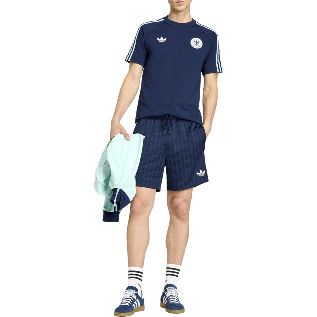 Germany Originals navy short sleeves presentation casual set 2026/27 - Adidas-4