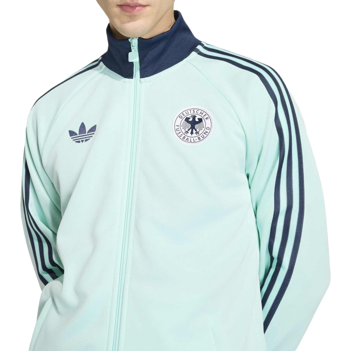 Germany light blue Originals casual presentation tracksuit 2026/27 - Adidas-4