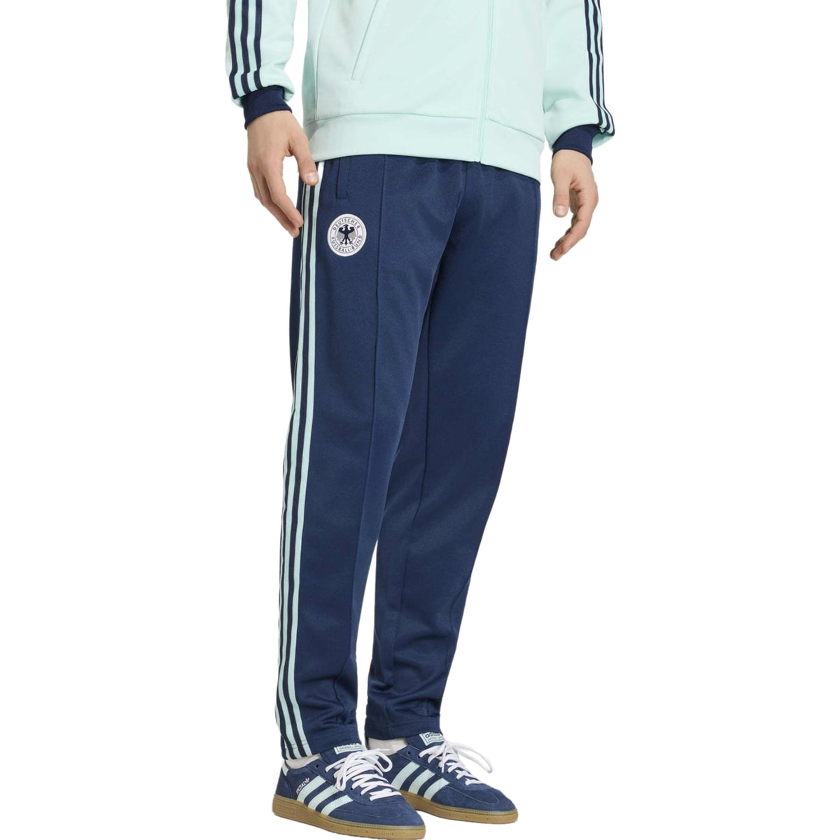 Germany light blue Originals casual presentation tracksuit 2026/27 - Adidas-2