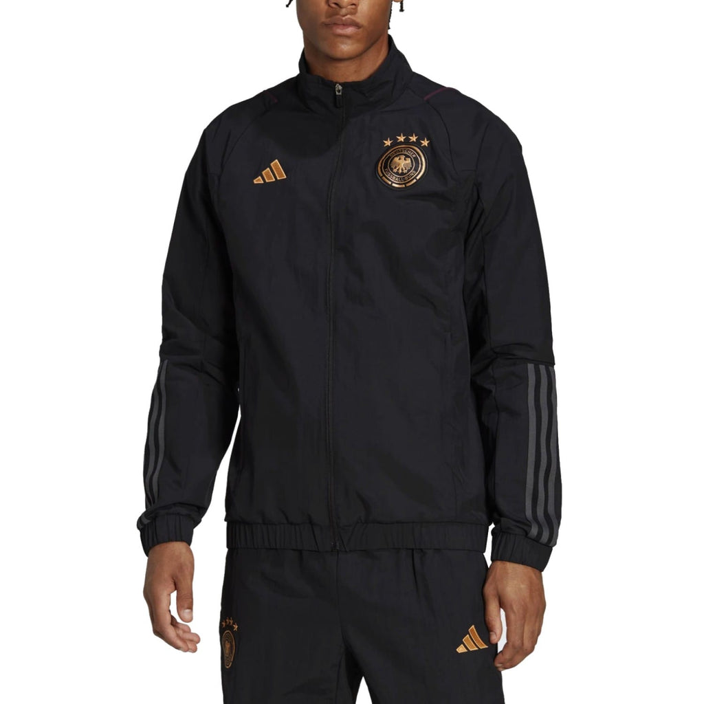Germany black presentation Soccer tracksuit 2022/23 - Adidas-1