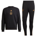 Germany Soccer black training sweat tracksuit 2022/23 - Adidas-0