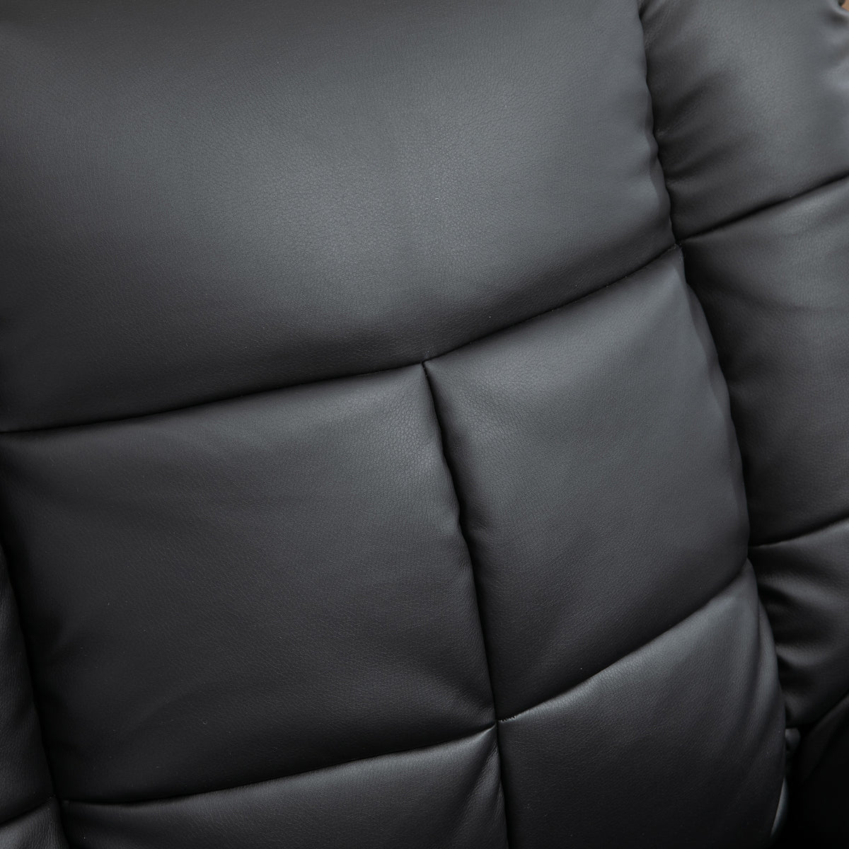 Fauteuil de massage fauteuil de relaxation massant avec dossier inclinable manuellement et repose-pied chaise TV-7