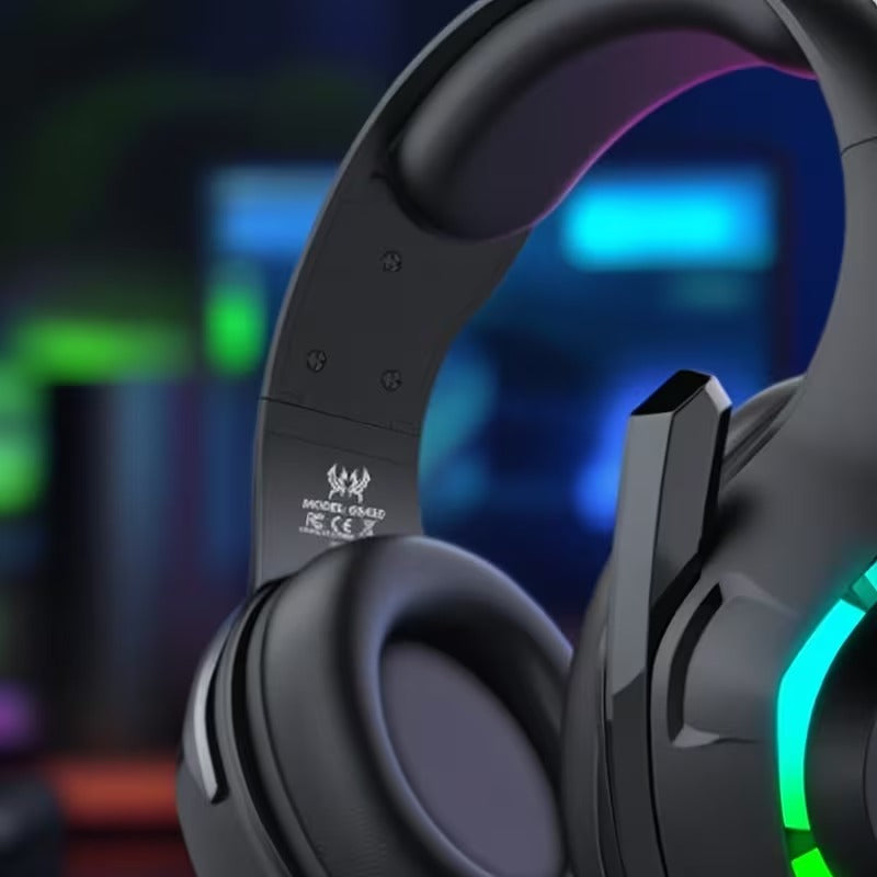 Gaming Headset PC PS4 PS5 Xbox RGB-3
