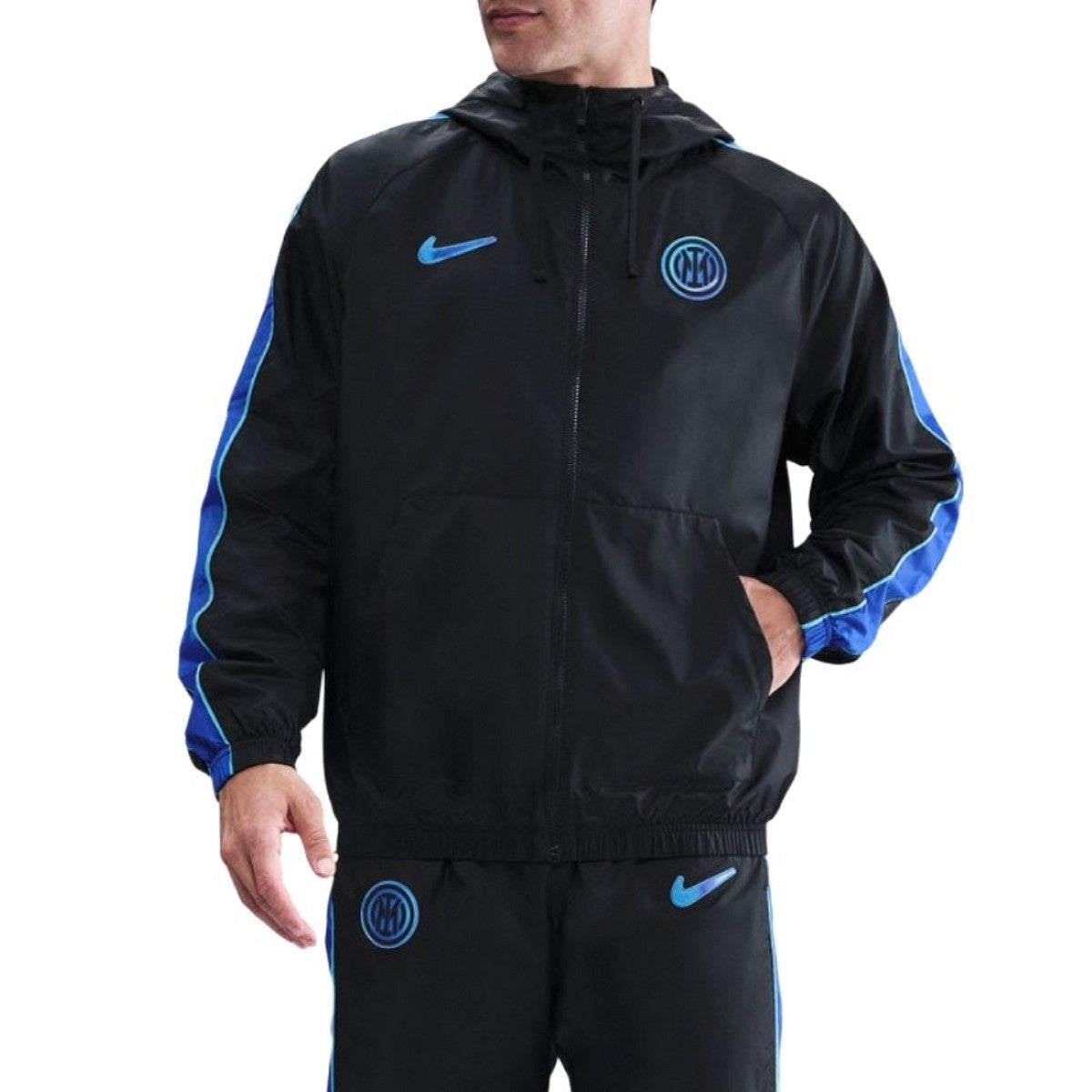 Inter Milan club woven presentation Soccer tracksuit 2025/26 - Nike-0