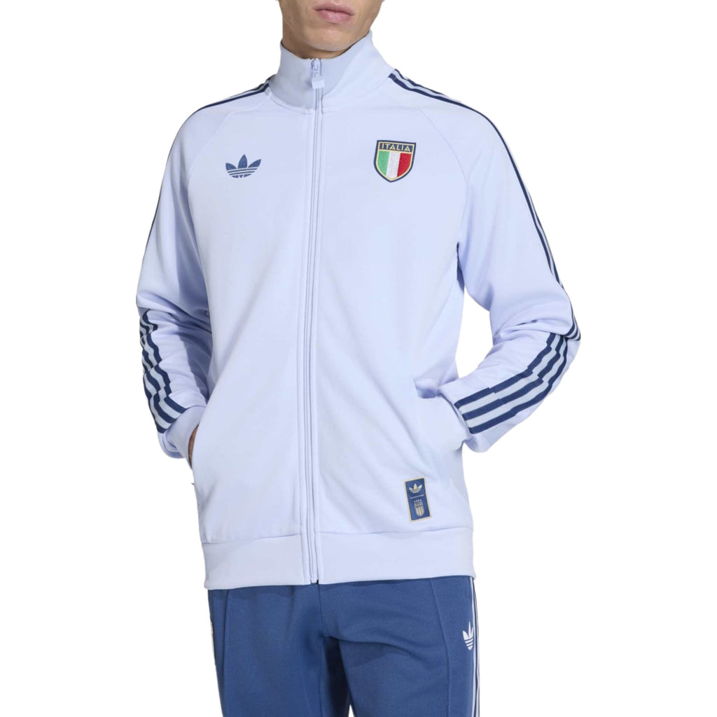 Italy light blue Originals casual presentation tracksuit 2026/27 - Adidas-0