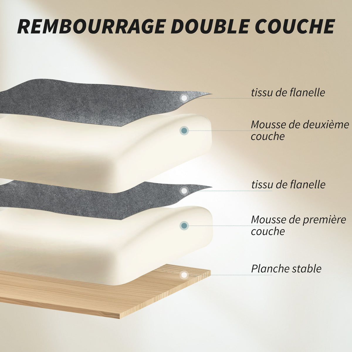 Chaise Bureau Ergonomique, Fauteuil de Bureau Inclinable, Hauteur Réglable, Appui-tête, Dossier Haut, Gris Foncé-3