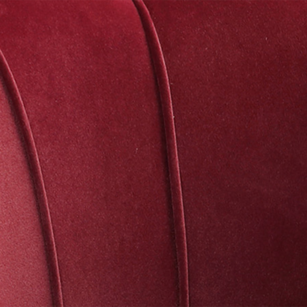 Fauteuil salon fauteuil en velours fauteuil coquillage avec pieds en métal doré pour chambre à coucher, rouge-7