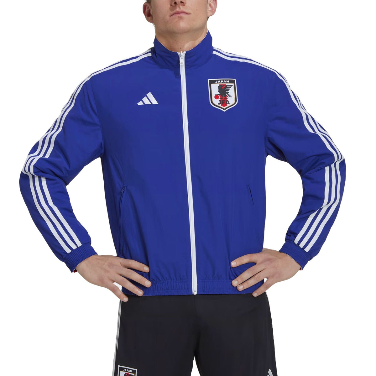 Japan pre-match presentation reversible Soccer jacket 2022/23 - Adidas-4