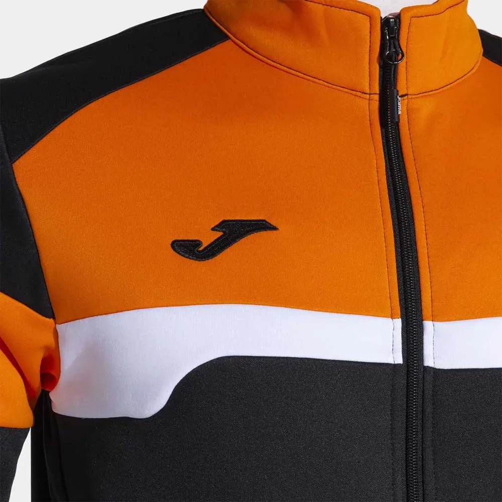 Danubio III Elite training Tracksuit European Style Slim-Fit - Black/Orange - Joma-2