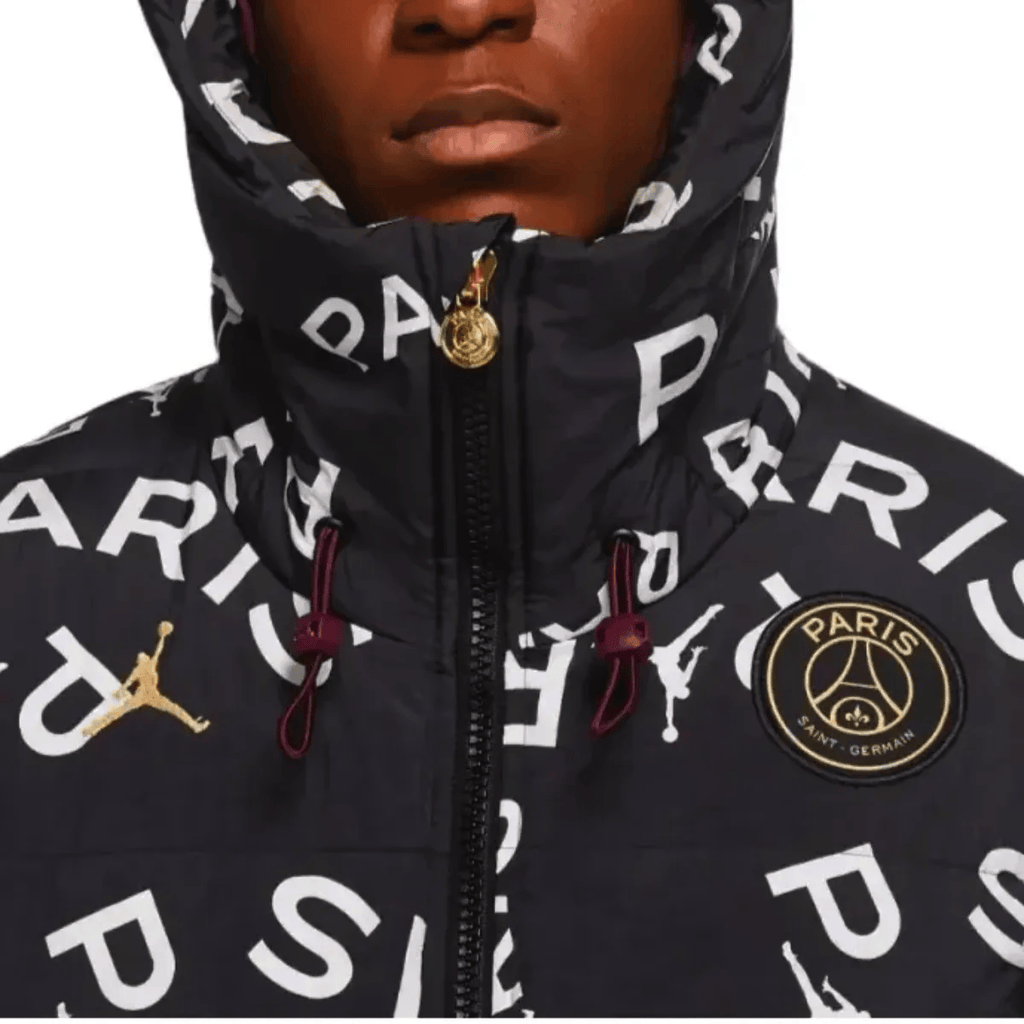 Jordan x PSG black Parka down padded jacket 2023 - Jordan-2