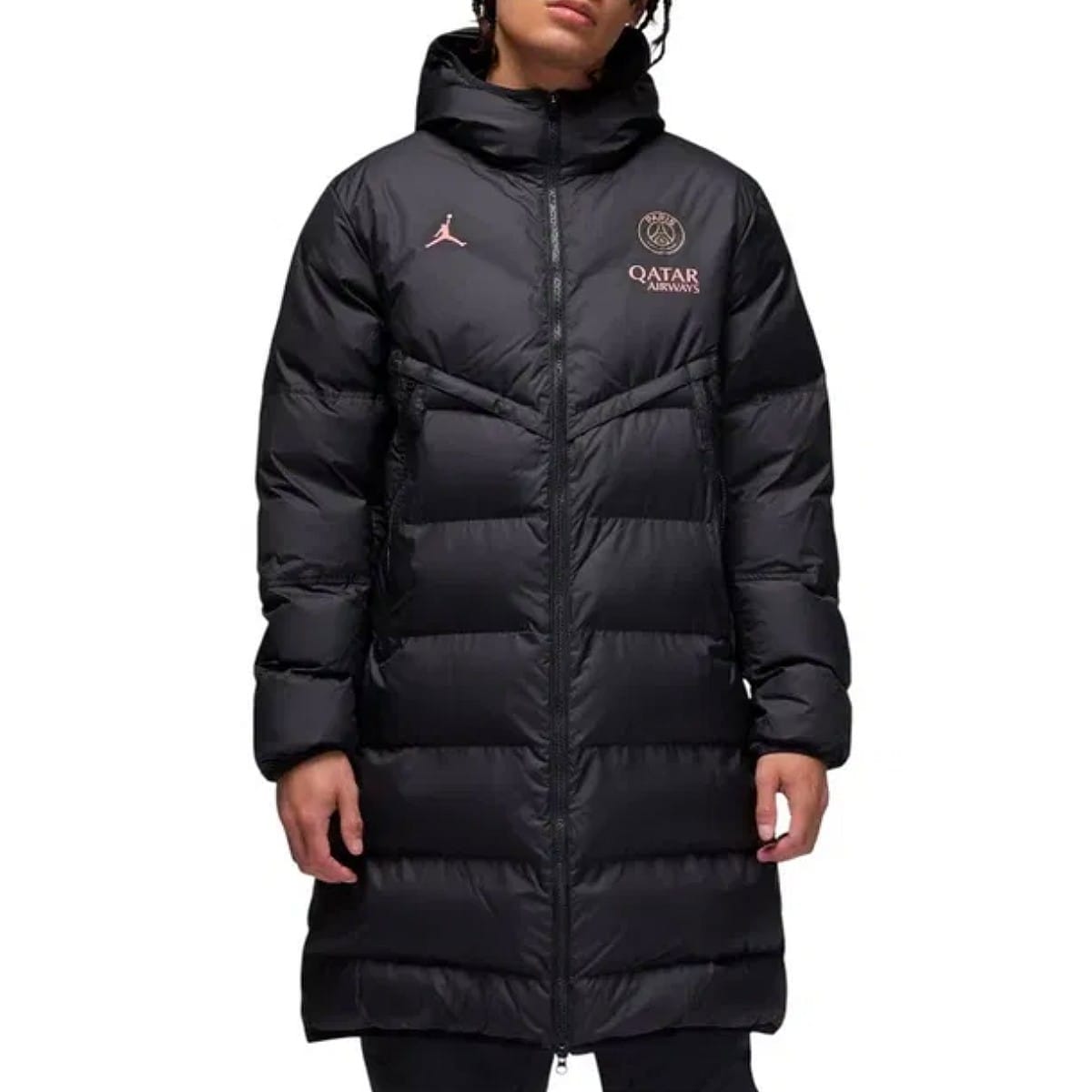 Jordan x PSG UCL black Parka down padded jacket 2024/25 - Jordan-0